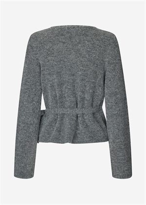 Enada ls v-n knit 7216 Dark Grey Mel. Envii